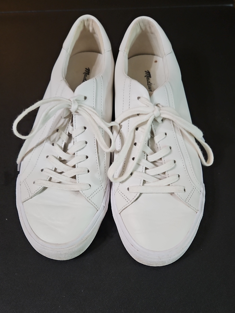 Madewell White Women's Low-Top Leather Sneakers Sz 10